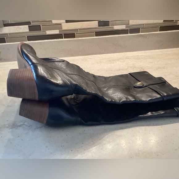 🚨Final Sale🚨!! Coach Black Leather Knee-High Boots Size 7 - Picture 10 of 14